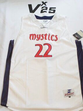 NEW Men's Mystics Sonia Citron White Jersey Size Large